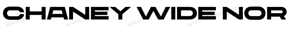 Chaney Wide Normal字体转换